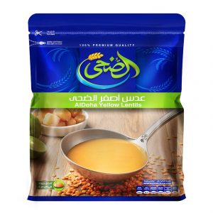 عدس اصفر معبأ الضحى 500 جرام 1*20