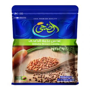 عدس بجبه معبأ الضحى 500 جرام 1*20