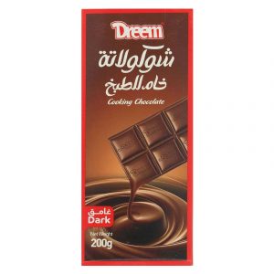 شكولاتة خام دريم 200 جرام 1*24
