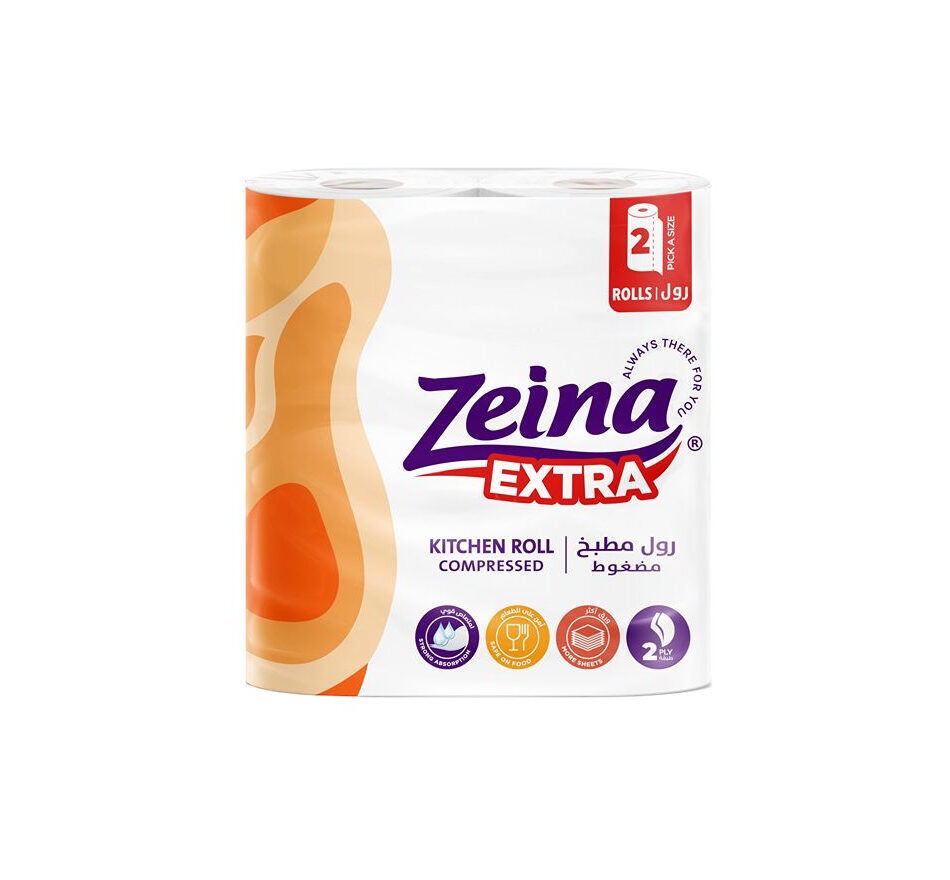 مناديل زينة مطبخ 2 بكرة مضغوط*12