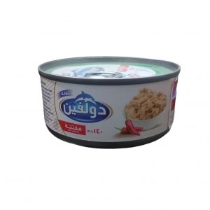تونة دولفين مفتت حار 140 جرام 1*48