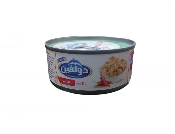 تونة دولفين مفتت حار 140 جرام 1*48
