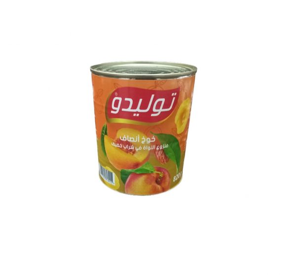 كمبوت توليدو خوخ 820 جرام *12