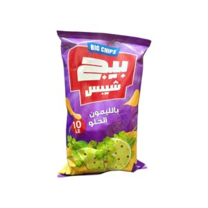 بيج شيبس بــــ10ج ليمون *12