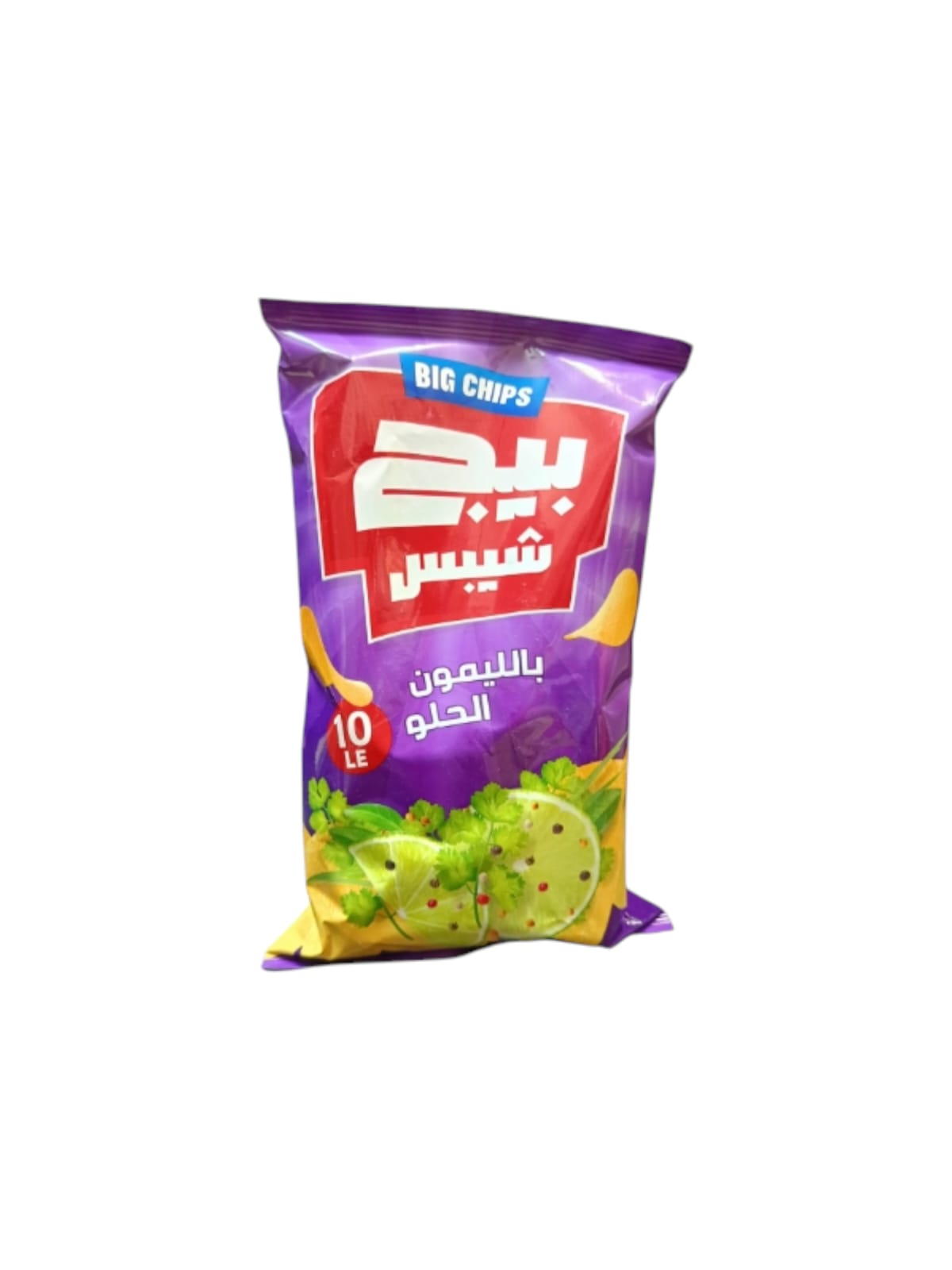 بيج شيبس بــــ10ج ليمون *12