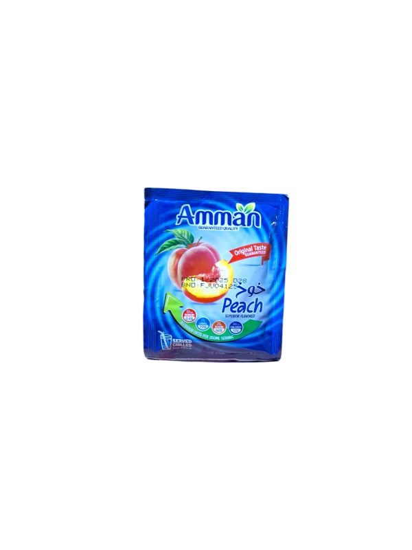عصير عمان خوخ 20جم 12 علبة *12 ظرف