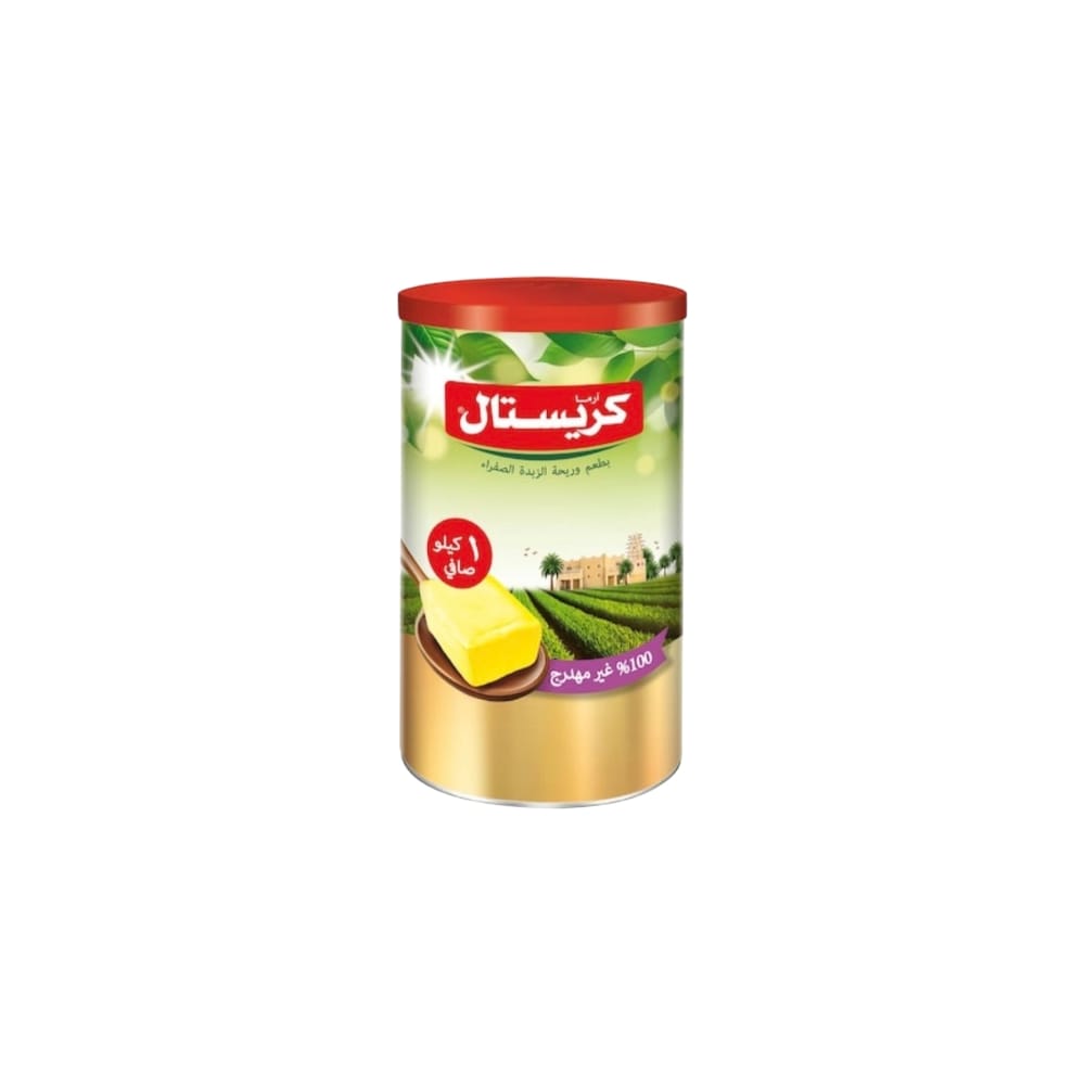 سمنة كريستال1000 جرام صافى اصفر *6