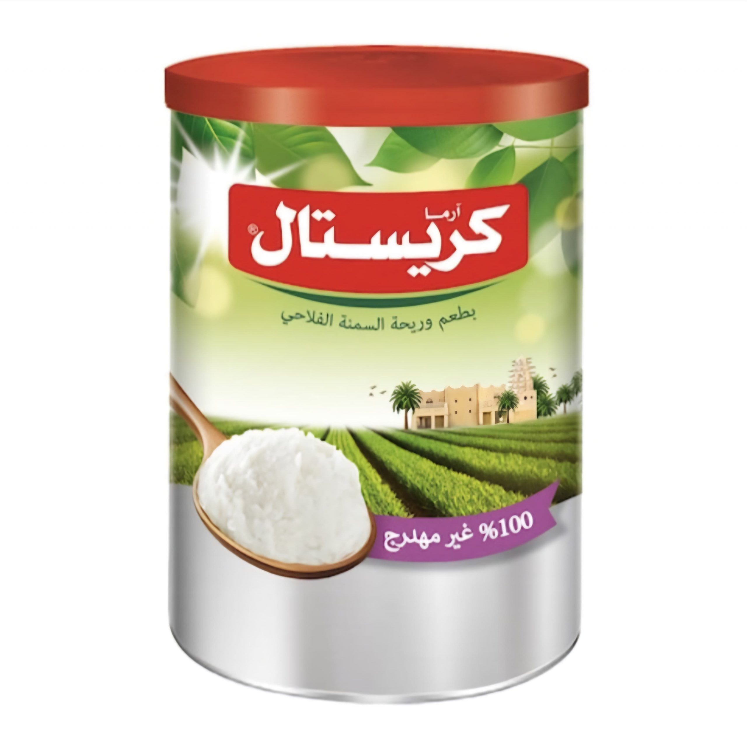 سمنه كريستال 700جرام بيضاء 1*6