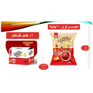 شيبسى مصراوى طماطم ب10ج*15+1هدية