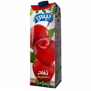 عصير بيتى تفاح لتر *12