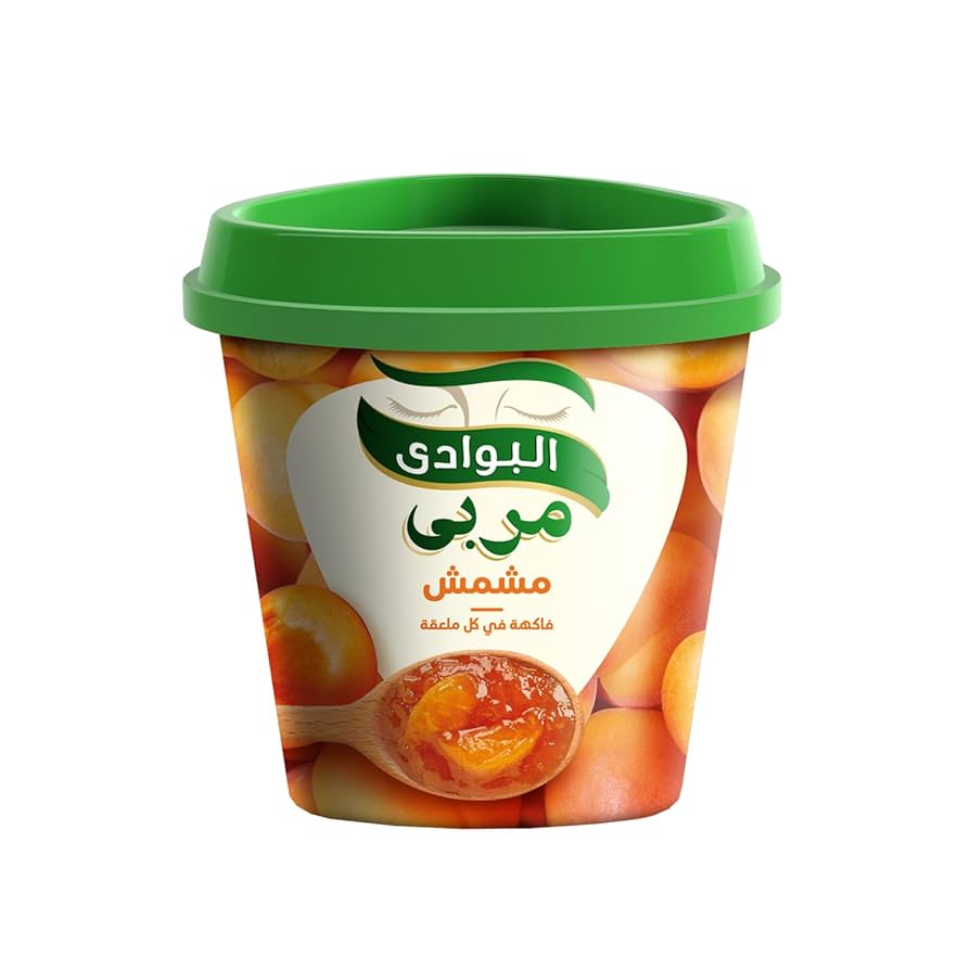 مربى البوادى مشمش 200 جرام *12