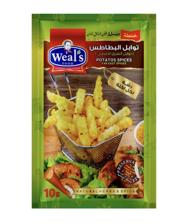 ويلز توابل بطاطس الشرق الاقصى/4علبة