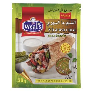 ويلز خلطة شاورما سورى 50جم(6علبة/36كيس)