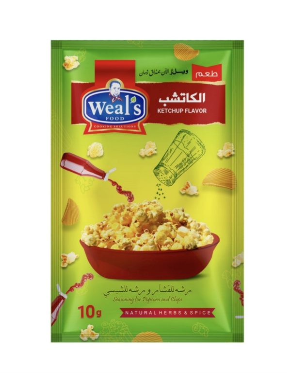 ويلز توابل بطعم الكاتشب (12علبة/240كيس)