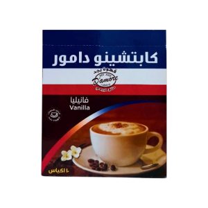 كابتشينو دامور فانيليا (12علبة/10ظرف)