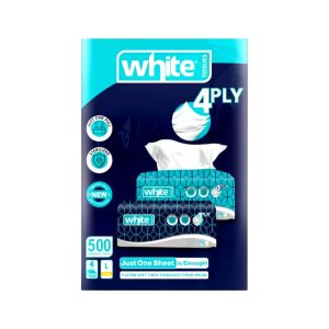 مناديل وايت 500م **18 علبة 4 طبقة (L)