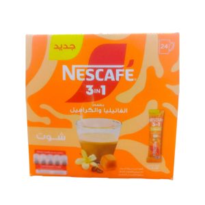 نسكافيه 3*1 شوت كراميل فانيليا*12