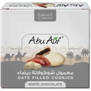 معمول ابو عوف شيكولاته بيضاء 7ج* 12