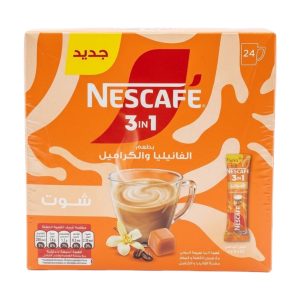 نسكافيه 3*1 شوت كراميل فانيليا*12