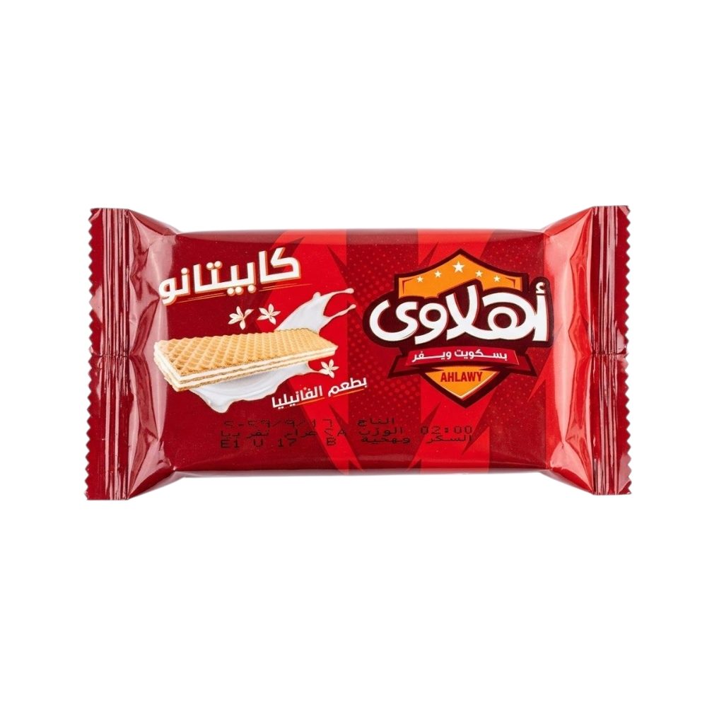 ويفر اهلاوى فانيليا بــــ5ج *6 علبة
