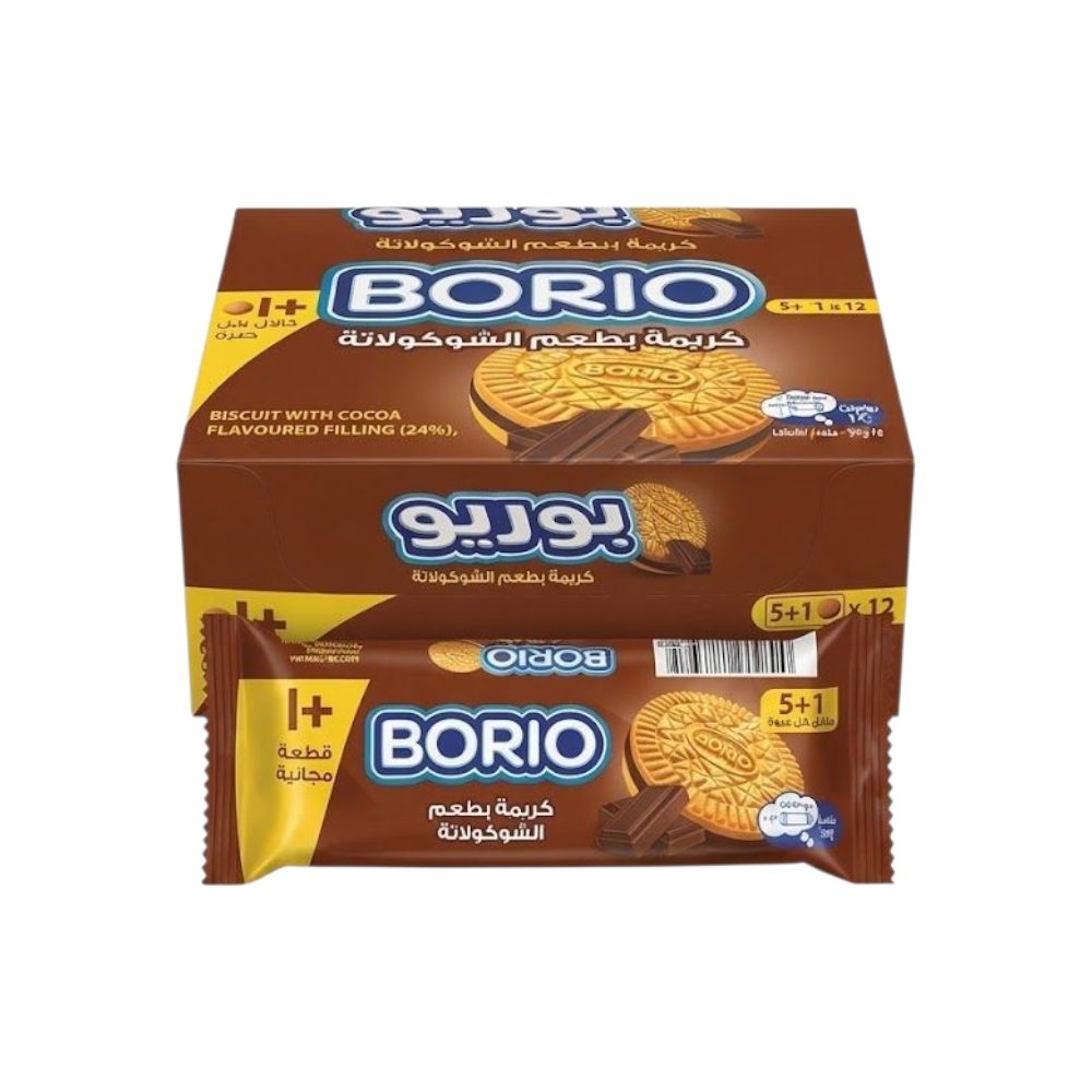 سوبر بوريو 6قطع شيكولاتة 5ج 8*1